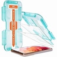 thumbnail image 1 of xixishop Tempered Glass Screen Protector Compatible with Samsung Galaxy S22 Plus/Galaxy S22+ (6.6 Inch, 2022) [EZ Kit] [Automatic Alignment] - 2 Pack, 1 of 1
