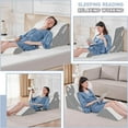 4PCS Orthopedic Bed Wedge Pillow Set for Sleeping, Post Surgery Foam ...