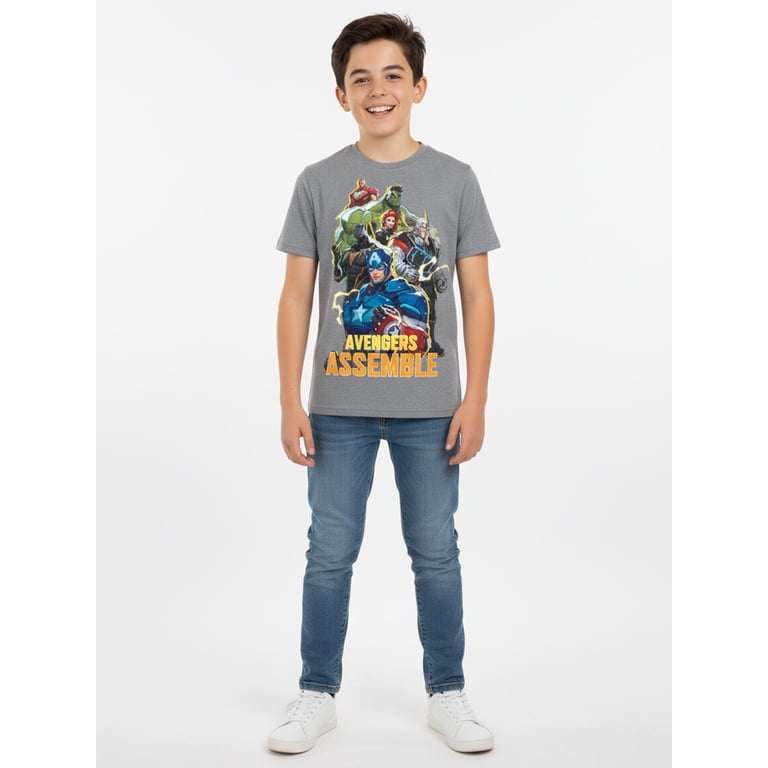 Marvel Rivals Boys Avengers Assemble Graphic Tee photo 2