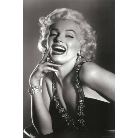 Marilyn Monroe Poster Laughing New 24x36