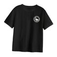 thumbnail image 2 of Camiseta de mujer con cuello redondo, novedad, suave, cómoda, clásica, de verano, camiseta básica para vacaciones en la calle, desplazamientos y camin M, 2 of 8