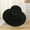 black, variant on Summer Breathable Hat Female Fashion Fisherman Hat Blazed Sun Hat Vinyl Stitching Sun Hat