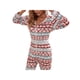 thumbnail image 4 of Txlixc Camisón de Navidad femenino con capucha y cremallera de manga larga Txlixc moda, 4 of 9