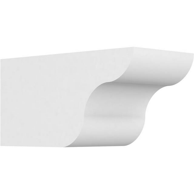 Ekena Millwork RFTP06X06X12CAR 6 x 6 x 12 Po Carmel Standard Qualité Architecturale PVC Queue de Chevron