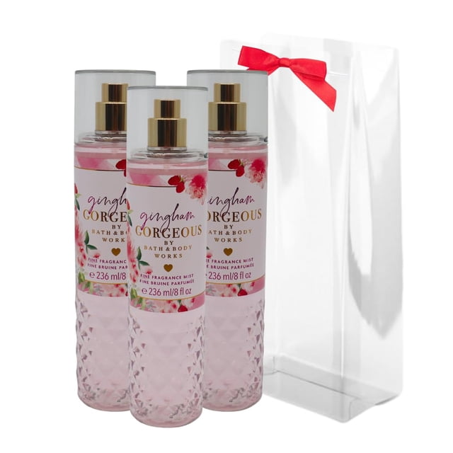 Perfume Bath & Body Works Gingham Gorgeous, 240 ml, paquete de 3