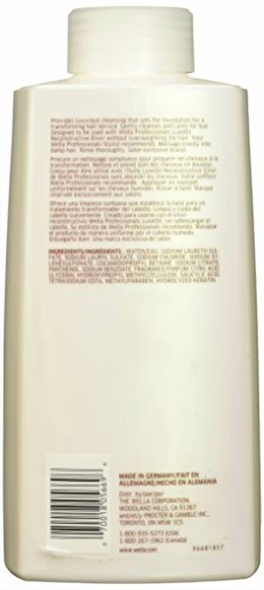 WELLA Professionals SP LuxeOil Keratin Protect Shampoo – 200 Ml, Pflegend Für Weiches, Glänzendes Haar