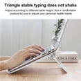 thumbnail image 3 of Laptop Cooling Bracket Height Adjustable Desktop Stand Hollow Computer Cooling Laptop Computer Riser Non-Slip and Stable for Home Office, 3 of 9
