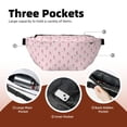 thumbnail image 2 of Sigee Poodle Dog for Multi-functional Belt Bag for Men and Women With Adjustable Strap For Travel Running Hiking, 2 of 8
