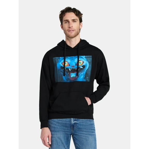 KPop Demon Hunters Men's and Big Men's Derpy Hoodie, Sizes S-3XL