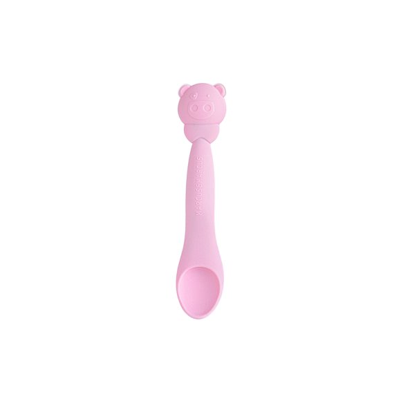 Marcus & Marcus Pokey the Piglet Silicone Baby Feeding Spoon