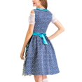 thumbnail image 2 of Dirndl Robe Traditionnelle Allemande Oktoberfest Costumes pour Femmes, 2 of 7