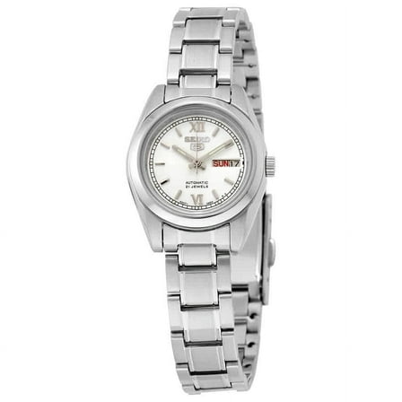 Seiko Women's 5 Automatic SYMK23K Silver Stainless-Steel Automatic Fashion Watch
