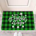 thumbnail image 2 of Irish Green Clover Shamrock Doormats,Non Slip Absobant Welcome Mats Funny Floor Door Mats for Indoor Outdoor Bathroom, 2 of 6