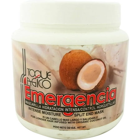 Intense Moisture Split End Mask by Toque Magico Emergencia for Unisex, 32 (Best Product For Dry Hair And Split Ends)
