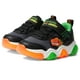 thumbnail image 1 of Zapatilla Skechers Mighty Glow 2.0-Dino-Bolt para niños, color negro y naranja, 1 of 6