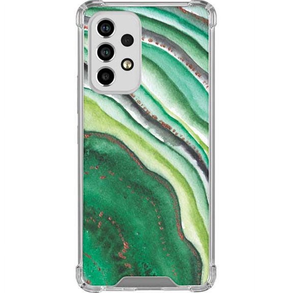 Skinit Geode Kiwi Watercolor Geode Galaxy A53 5G Clear Case