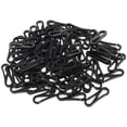 thumbnail image 4 of FRCOLOR DIY Plastic Hook 100pcs DIY Plastic Hook Mask Rope Hanging Hooks Hoist Buckle Rope Buckles,1.22"X0.35"X0.08", 4 of 5