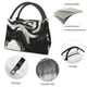 thumbnail image 4 of Fotbe Fluid Black White Paint Swirls Bolsa Térmica Portátil con Estampado, Bolsa de Entrega de Alimentos Aislada, Bolsa Reutilizable de Gran Capacidad para Comidas y Supermercado, 4 of 6