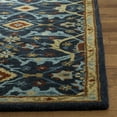 thumbnail image 3 of SAFAVIEH Heritage Alphonse Floral Wool Area Rug, Navy/Multi, 6' x 6' Square, 3 of 7