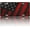 Black Red American Wood Flag, variant on Front License Plate Cover, Car Accessory for Men Women Novelty Vanity Tag Aluminum Metal Decor Sign for US Car Plates Cover with 4 Holes for 6 * 12 in - Black American Flag