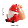 thumbnail image 3 of EUDIDV Xmas Decoration Ornaments Christmas Miniature Figurines, Mini Resin Santa Decoration For DIY Christmas Decoration Christmas Figurines, 3 of 4