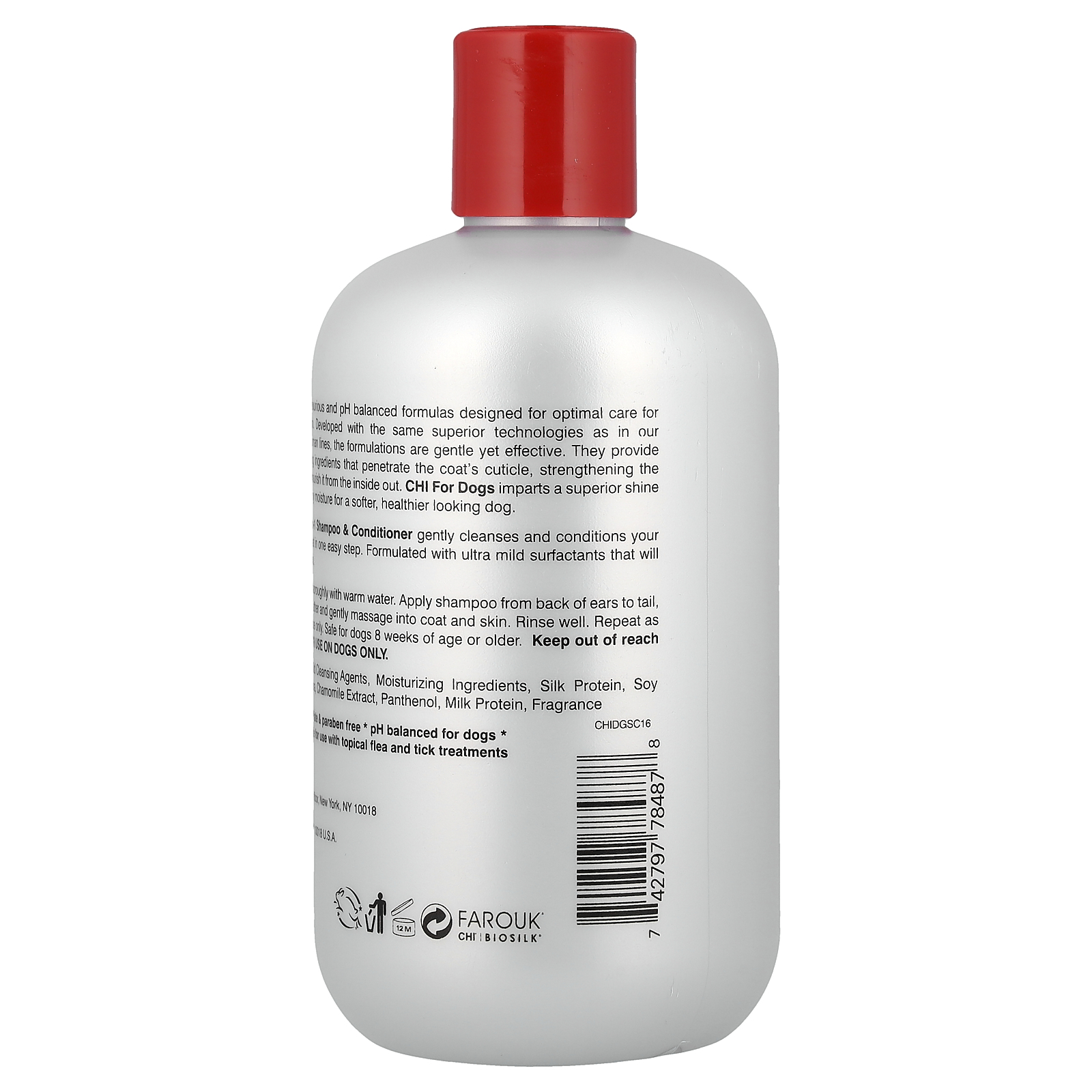 CHI Gentle 2-in-1 Shampoo and Conditioner for Dogs photo 4