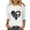 White, variant on HBYJLZYG Easter Tops For Women Heart Jesus Cross Printed Tee Comfy Outdoor Crew Neck Loose Long Sleeve Easter Graphic Shirts