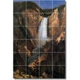 thumbnail image 1 of Ceramic Tile Mural-Albert Bierstadt Waterfalls 23. 24" w x 36" h using (24) 6 x 6 ceramic tiles, 1 of 3