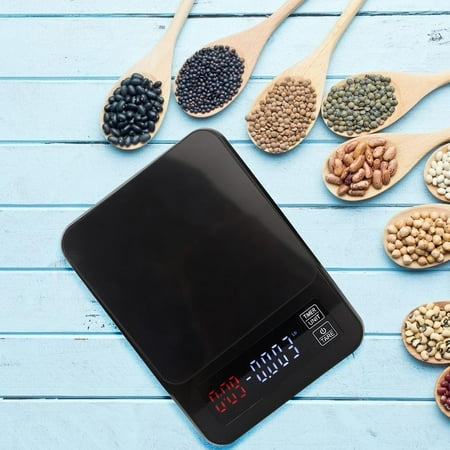 Spptty 5kg/0.1g High Precision LCD Digital Coffee Weighing Scale
