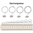 thumbnail image 4 of Followmoon 316L Surgical Steel Nose Rings Hoop Septum Clicker Hinged Segment Ring Lip Ear Piercing Earrings for Cartilage Helix Tragus Conch Rook 20g 18g 16g 14g 12g 10g 8g,Inner Diameter 5mm to 22mm, 4 of 7