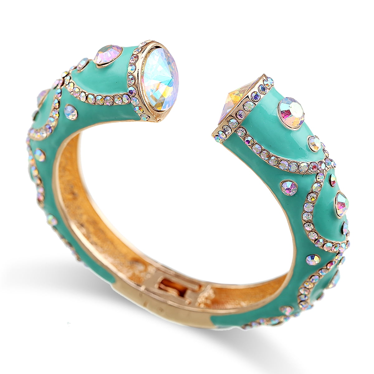 Cuff bracelet with stone ends new arrivals