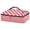 Red and White Checkered Pattern, variant on Iauyy Casserole Carrier for Hot Food Insulated Casserole Travel Carry Bag with Lid Food Warmer Bag for Party/Picnic,Light Purple Tone
