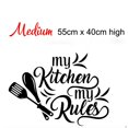 thumbnail image 2 of Decorate Your Kitchen with My Kitchen My Rules Stickers for a Personalized, 2 of 4