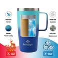 thumbnail image 3 of 20 oz Stainless Steel Insulated Tumbler with Handle, Thermal Travel Coffee Mug with Lid and Straw, 3 of 6