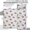 thumbnail image 5 of Pioneer Flower Floral Print Pattern Toddler Nap Mat for Teens Preschool Daycare, Teens Sleeping Mat Bag, Toddler Sleeping Bag with Pillow, 5 of 6