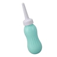 thumbnail image 3 of Pulverizador de bidé portátil de silicona de 500 ml, con pera de enema para mujeres embarazadas, color verde menta, 3 of 14