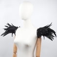 thumbnail image 2 of Charretera de hombro Sunnimix Charretera de plumas para juego de roles, 2 of 8
