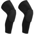 thumbnail image 1 of Basketball Knee Pads Volleyball Kneepad Honeycomb Crashproof Antislip Leg Sleeve Protective Pad Support Guard Padded Compression Wear - 2 PCS, 1 of 6