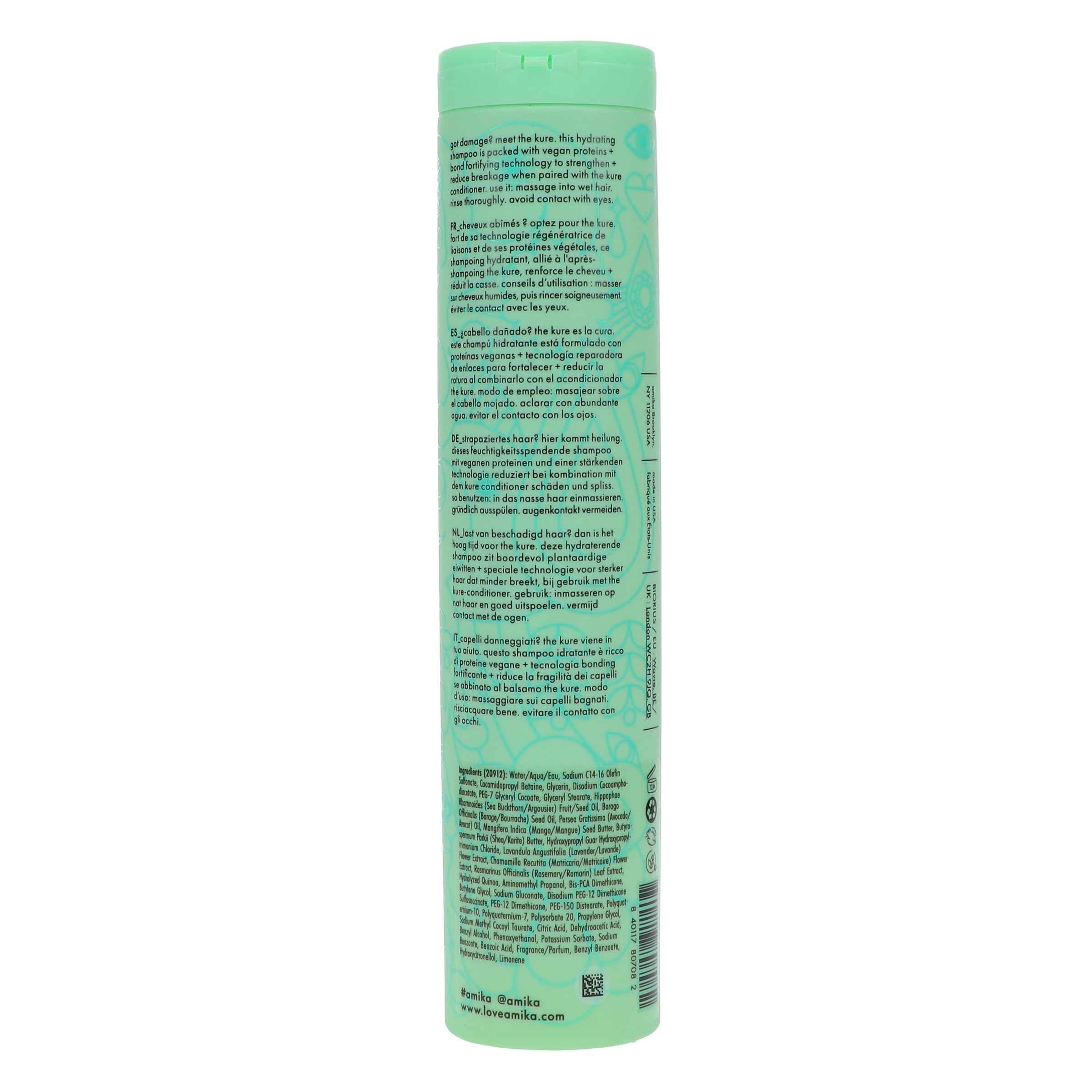 Amika The Kure Bond Strength Repair Shampoo 9.2 oz