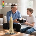 thumbnail image 6 of Empire State Architecture Model Building Block Set for Adults New York's World Famous Landmark Architectural Toys,1570 Pieces, 6 of 7