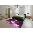 thumbnail image 4 of Ahgly Company Indoor Rectangle Patterned Orchid Purple Area Rugs, 7' x 9', 4 of 6