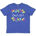 thumbnail image 3 of Inktastic Omas Girl- Bright Flowers Youth T-Shirt, 3 of 5