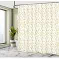 thumbnail image 5 of Ambesonne Summer Shower Curtain, Floral Nature Botanical, 69"Wx84"L, Pale Green White, 5 of 5