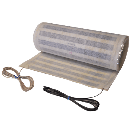 Down Tile - QuietWarmth 1.5 ft. x 5 ft. x 0.03 in. 120-Volt Peel and Stick Radiant Heat Film for Tile and Glue-Down Floors (Covers 7.5 sq. ft.)