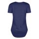 thumbnail image 5 of Camiseta de mujer con cuello en V y cordones, blusa suelta causal de manga corta, azul, L Advancent AP001631-13, 5 of 7
