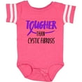 thumbnail image 3 of Inktastic Tougher Than Cystic Fibrosis Boys or Girls Baby Bodysuit, 3 of 5