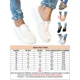 thumbnail image 2 of Oucaili, zapatos de lona para mujer, zapatillas sin cordones, mocasines casuales, zapatos de barco cómodos para exteriores, 2 of 6