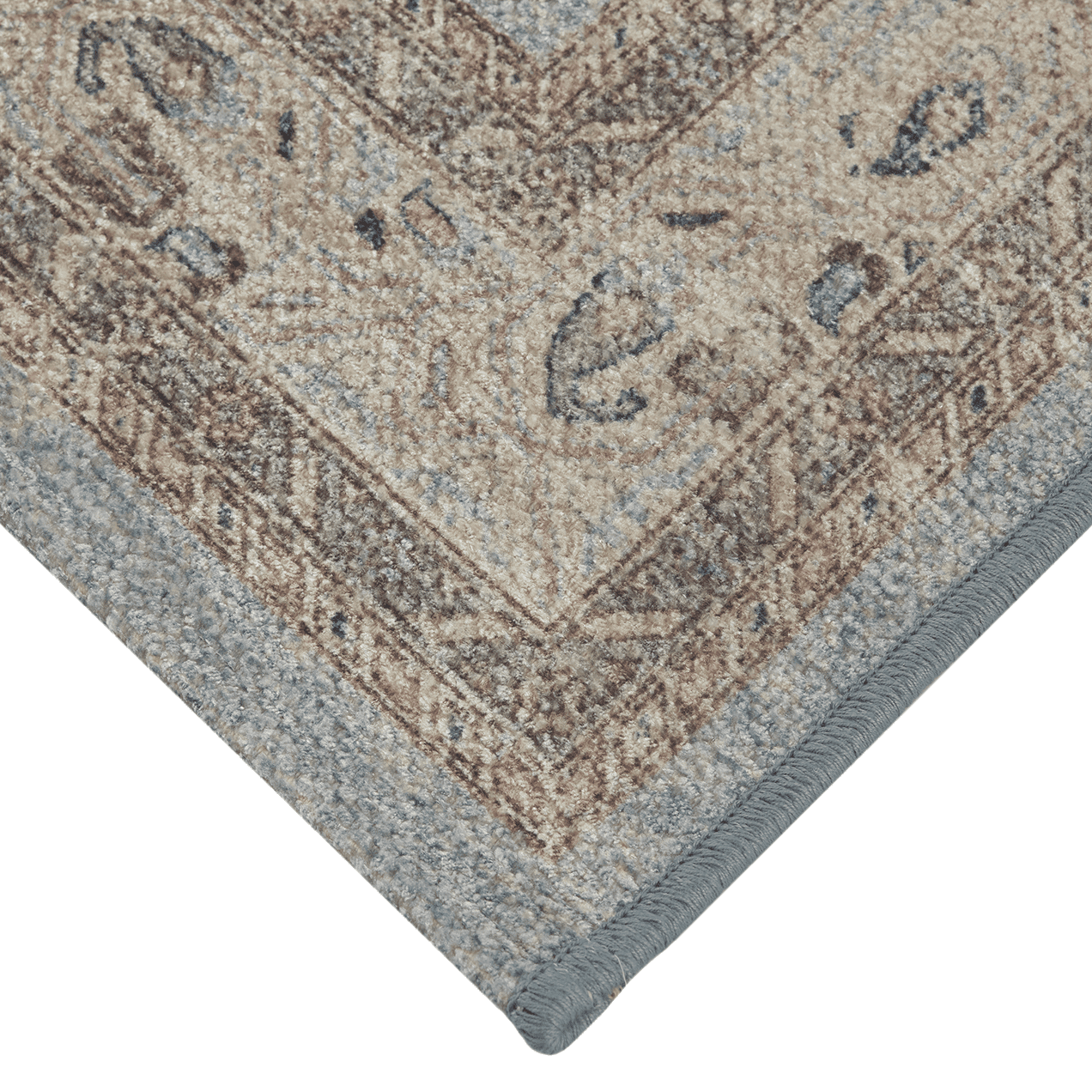 Better Homes & Gardens Blue Paisley Indoor 2.5' x 7' Runner Rug