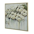 thumbnail image 2 of A&B Home  Claudia's Garden Hand-Painted Framed Wall Art - Natural/Cream/Green, 2 of 5