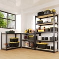 thumbnail image 7 of 48"W 5-Tier Heavy Duty Garage Shelving Unit, 72"H x 48"W x 24"D Carbon Steel Storage Rack, 3000 LBS Capacity, 7 of 7